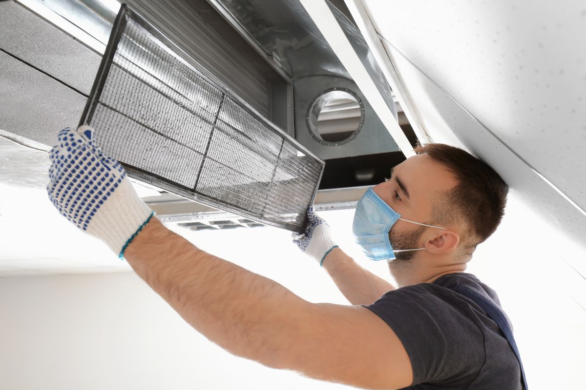 HVAC duct installation